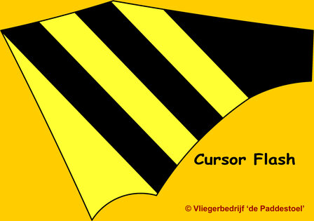 De Paddestoel Cursor Flash - Geel/zwart