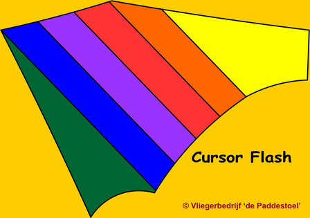 De Paddestoel Cursor Flash - Groen/spectrum