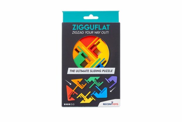 Recent Toys Zigguflat Puzzel - IQ Puzzel