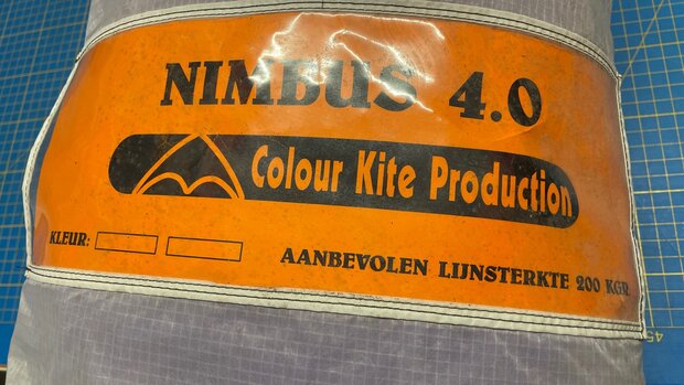 Colour Kite production  Nimbus 4.0 - Blauw-geel - Gebruikt R2f